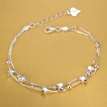 Load image into Gallery viewer, Fine Noble 925 Sterling Silver Solid Chain Bracelet For Women Men Charm Party Gift Wedding party Fashion Jewelry