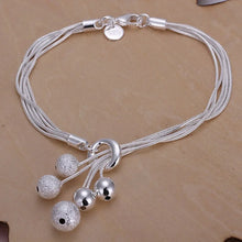 Load image into Gallery viewer, Fine Noble 925 Sterling Silver Solid Chain Bracelet For Women Men Charm Party Gift Wedding party Fashion Jewelry