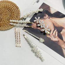 Load image into Gallery viewer, 20 PCS Macaron Pearl Acrylic Resin Metal Hair Clips Set 2022