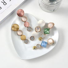 Load image into Gallery viewer, 20 PCS Macaron Pearl Acrylic Resin Metal Hair Clips Set 2022