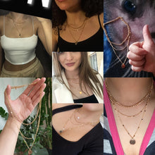 Load image into Gallery viewer, Vintage Necklace on Neck Gold Chain Women's Jewelry Layered Accessories for Girls Clothing Aesthetic Gifts Fashion Pendant 2022 2022