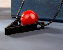 Load image into Gallery viewer, Red Ball Long Chain Necklaces Pendants for Women Fashion Black Chain Sweater Jewelry Necklace 2022