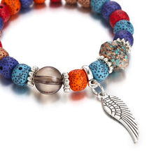 Load image into Gallery viewer, Bohemian Bead Stone Bracelets & Bangles for Women Fashion Love Feather Tassel Charm Bracelet Female Wristband Jewelry 2022