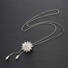 Load image into Gallery viewer, Crystal Long Necklaces for Women Fashion Snowflake Choker Necklaces & Pendants Long Chain Jewelry 2022