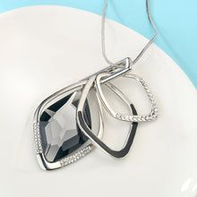Load image into Gallery viewer, Double Square Collier Femme Long Necklaces & Pendants for Women Statement Necklace Maxi Colar Chain Fashion Jewelry 2022