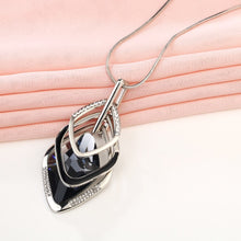 Load image into Gallery viewer, Double Square Collier Femme Long Necklaces & Pendants for Women Statement Necklace Maxi Colar Chain Fashion Jewelry 2022