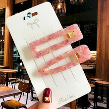 Load image into Gallery viewer, Acrylic Barrettes Headwear Pearl Hair Clip Sets For Women Fashion Geometric Hairpins Hair Accessories Headdress Girl Bobby Clip 2022