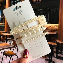 Load image into Gallery viewer, Acrylic Barrettes Headwear Pearl Hair Clip Sets For Women Fashion Geometric Hairpins Hair Accessories Headdress Girl Bobby Clip 2022