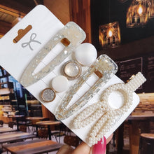 Load image into Gallery viewer, New Starfish Hair Clip For Women 2021 Korean Acrylic Hairpins Geometric Crystal Hair Barrettes Girl Hair Accessories Hairgrip 2022