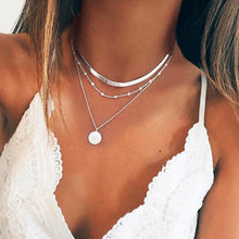 Load image into Gallery viewer, Bohemian Fashion Shell Necklaces & Pendants for 2021 Vintage Multilayer Choker Necklace Women Collier Femme Collares Jewelry 2022