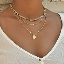 Load image into Gallery viewer, Vintage Necklace on Neck Gold Chain Women's Jewelry Layered Accessories for Girls Clothing Aesthetic Gifts Fashion Pendant 2022 2022