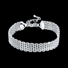 Load image into Gallery viewer, Hot new 925 sterling silver Bracelets for women Exquisite fashion weaving chain fashion Wedding party Christmas gifts Jewelry 2022