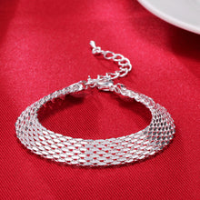 Load image into Gallery viewer, Hot new 925 sterling silver Bracelets for women Exquisite fashion weaving chain fashion Wedding party Christmas gifts Jewelry 2022