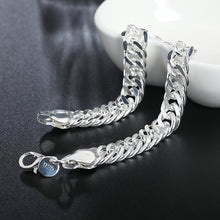 Load image into Gallery viewer, Hot 925 sterling silver Bracelets 10MM Ferrero wild classic men's chain for woman Wedding party Christmas Gift Fashion Jewelry 2022