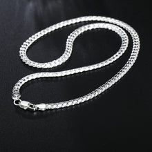 Load image into Gallery viewer, 45-60CM 925 Sterling Silver 6mm width luxury brand design Fine Necklace Chain For Woman Men Fashion Wedding Engagement Jewelry 2022