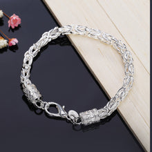 Load image into Gallery viewer, Hot new 925 sterling silver Bracelets Retro faucet domineering men's chain Wedding party Christmas Gift Fashion Jewelry 2022