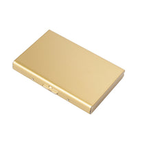 Load image into Gallery viewer, Fashion Aluminum Antimagnetic Card Holder Women Men Metal Cowhide Credit Card Business Card Holders Organizer Purse Wallet 2022
