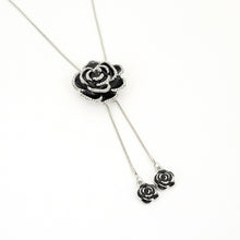 Load image into Gallery viewer, Collier Femme Black Rose Long Necklaces for Women Fashion Crystal Necklace Pendant Jewelry 2022