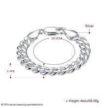 Load image into Gallery viewer, New fashion 925 sterling silver charm 8MM geometry Bracelets for women man classic party Wedding accessories Jewelry gifts 2022