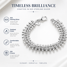 Load image into Gallery viewer, 925 Sterling Silver Chain Bracelet
