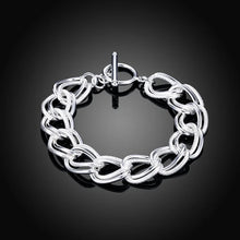 Load image into Gallery viewer, Fine Noble 925 Sterling Silver Solid Chain Bracelet For Women Men Charm Party Gift Wedding party Fashion Jewelry
