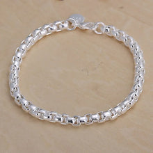 Load image into Gallery viewer, Fine Noble 925 Sterling Silver Solid Chain Bracelet For Women Men Charm Party Gift Wedding party Fashion Jewelry
