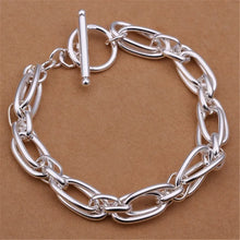 Load image into Gallery viewer, Fine Noble 925 Sterling Silver Solid Chain Bracelet For Women Men Charm Party Gift Wedding party Fashion Jewelry
