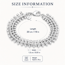 Load image into Gallery viewer, 925 Sterling Silver Chain Bracelet
