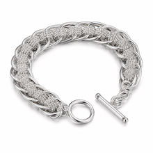 Load image into Gallery viewer, 925 Sterling Silver Chain Bracelet
