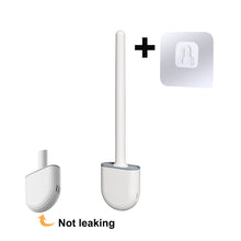 Load image into Gallery viewer, Mini Toilet Brush With Holder Set Long Handled Black Silicone Toilet Cleaner Brush Wall Mounted Wc Toilet Bathroom Accessories
