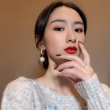 Load image into Gallery viewer, Long Dangle Earrings for Women 2022 Fashion Full Crystal Simulated Pearl Tassel Drop Earring Vintage Gold Brincos Jewelry 2022
