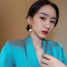 Load image into Gallery viewer, Long Dangle Earrings for Women 2022 Fashion Full Crystal Simulated Pearl Tassel Drop Earring Vintage Gold Brincos Jewelry 2022
