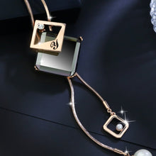 Load image into Gallery viewer, Statement Maxi Fashion Long Necklaces &amp; Pendants for Women Fashion Geometric Necklace Jewelry Collier Femme Collar Accessories 2022
