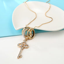 Load image into Gallery viewer, Key Lock Collier Femme Maxi Necklace Female Fashion Long Statement Necklaces &amp; Pendants for Women Jewelry Collar Bijoux 2022
