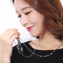 Load image into Gallery viewer, Women Long Necklace Collier Femme Fashion Waterdrop Crystal Necklaces &amp; Pendants for Female Silver Color Choker Jewelry 2022
