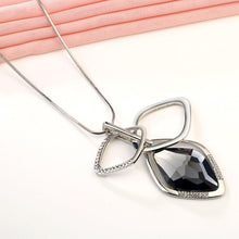Load image into Gallery viewer, Double Square Collier Femme Long Necklaces &amp; Pendants for Women Statement Necklace Maxi Colar Chain Fashion Jewelry 2022
