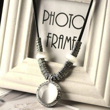 Load image into Gallery viewer, Collares Fashion Opal Statement Necklaces &amp; Pendants Women Vintage Accessories Collier Femme Leather Jewelry 2022
