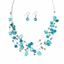 Load image into Gallery viewer, Jewelry Sets for Women Bohemian Necklaces Earrings Geometric Crystal Beads Shell Statement Chokers Brincos Bijoux 2022
