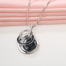 Load image into Gallery viewer, Silver Color Collier Femme Long Necklaces &amp; Pendants for Women Round Statement Necklace Maxi Colar Chain Fashion Jewelry 2022

