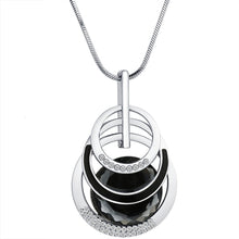 Load image into Gallery viewer, Silver Color Collier Femme Long Necklaces &amp; Pendants for Women Round Statement Necklace Maxi Colar Chain Fashion Jewelry 2022
