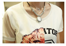 Load image into Gallery viewer, Collares Fashion Opal Statement Necklaces &amp; Pendants Women Vintage Accessories Collier Femme Leather Jewelry 2022
