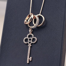 Load image into Gallery viewer, Key Lock Collier Femme Maxi Necklace Female Fashion Long Statement Necklaces &amp; Pendants for Women Jewelry Collar Bijoux 2022
