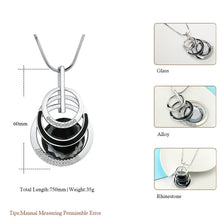 Load image into Gallery viewer, Silver Color Collier Femme Long Necklaces &amp; Pendants for Women Round Statement Necklace Maxi Colar Chain Fashion Jewelry 2022

