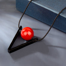 Load image into Gallery viewer, Red Ball Long Chain Necklaces Pendants for Women Fashion Black Chain Sweater Jewelry Necklace 2022
