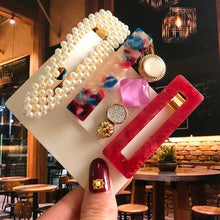 Load image into Gallery viewer, Acrylic Barrettes Headwear Pearl Hair Clip Sets For Women Fashion Geometric Hairpins Hair Accessories Headdress Girl Bobby Clip 2022
