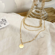 Load image into Gallery viewer, Vintage Necklace on Neck Gold Chain Women's Jewelry Layered Accessories for Girls Clothing Aesthetic Gifts Fashion Pendant 2022 2022
