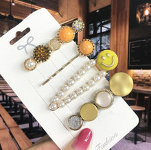 Load image into Gallery viewer, Leaf Pearl Acrylic Hair Clips Set Barrettes for Women 2022
