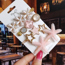Load image into Gallery viewer, New Starfish Hair Clip For Women 2021 Korean Acrylic Hairpins Geometric Crystal Hair Barrettes Girl Hair Accessories Hairgrip 2022
