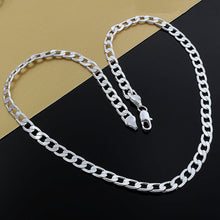 Load image into Gallery viewer, Classic Men's 925 Sterling Silver Necklace high quality Jewelry personality 16-24 inches 8MM necklace fashion Christmas gifts 2022
