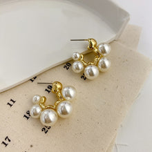 Load image into Gallery viewer, Long Dangle Earrings for Women 2021 Fashion Full Crystal Simulated Pearl Tassel Drop Earring Vintage Gold Brincos Jewelry 2022
